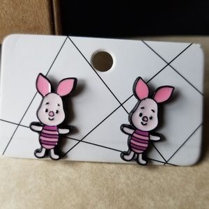 New PIGLET WINNIE THE POOH stud earrings